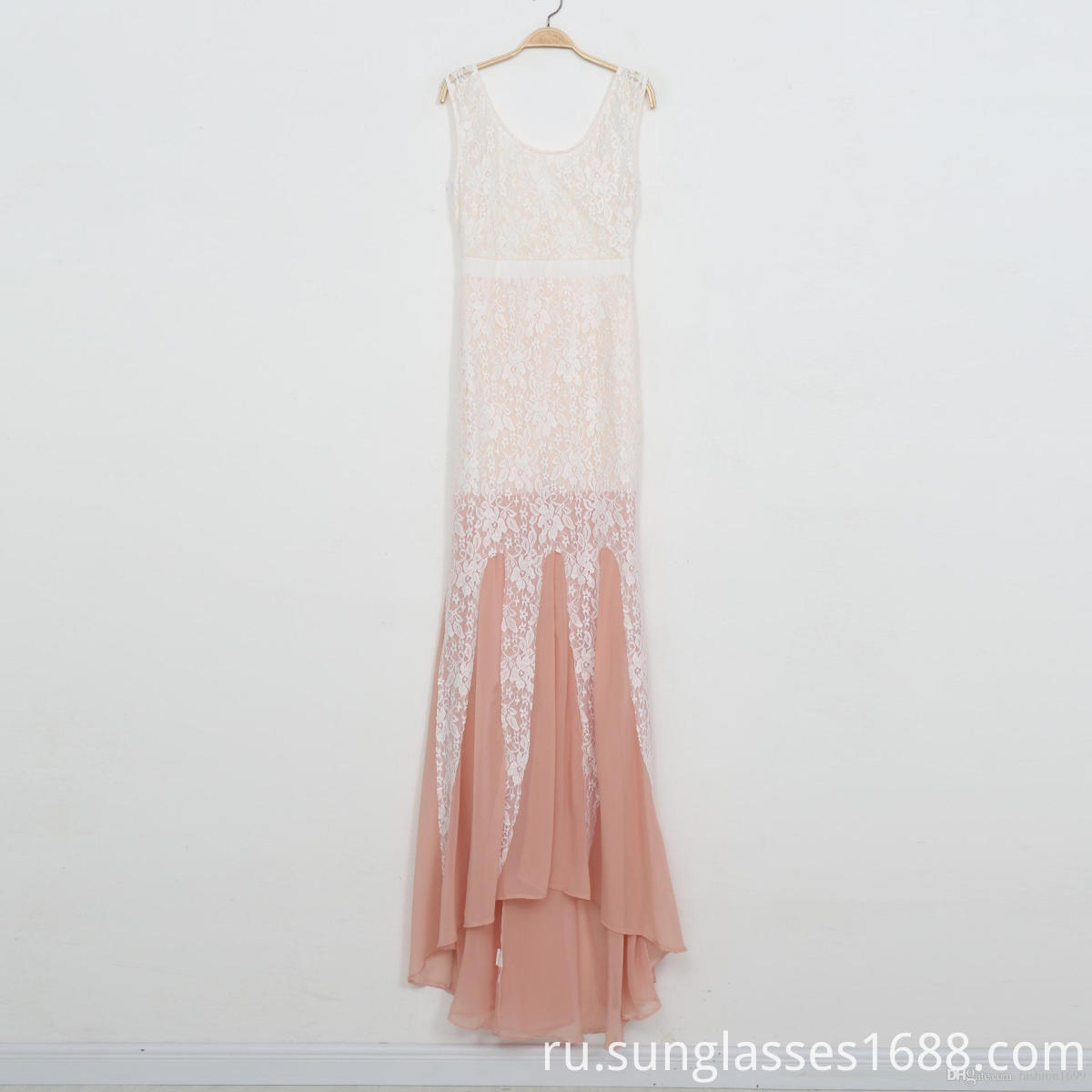 Моп шифон шить вечернее платье Mop The Chiffon Stitching The Evening Dress